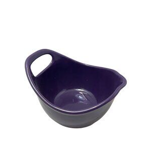 Rachael Ray 1‎ Quart Mixing Bowl with Pour Spout and Handle Plum Purple NEW!